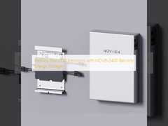 NOVB-2400 발코니 에너지 저장장치로 CO2 배출량을 줄이세요