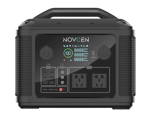 휴대용 발전소 1200W 재생 에너지 배터리 저장 야외 에너지 저장
