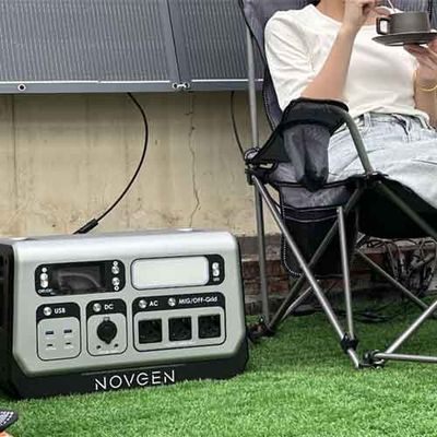 2048WH 2200W 발코니 발전소 태양 에너지 저장소 휴대용 발전소